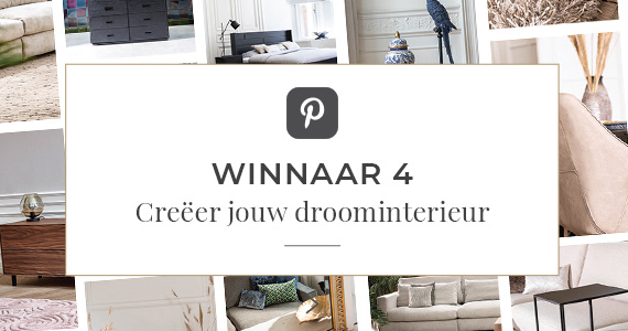 4e winnaar Pinterest winactie