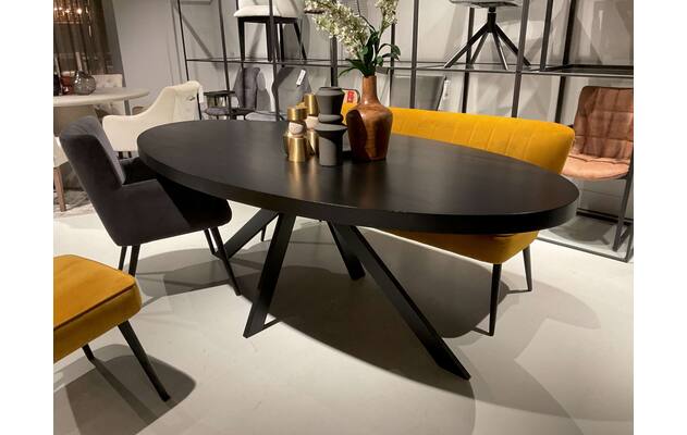 Goossens eettafel blade concept heerlen zwart eiken - 0100916902_2026-08-31-17