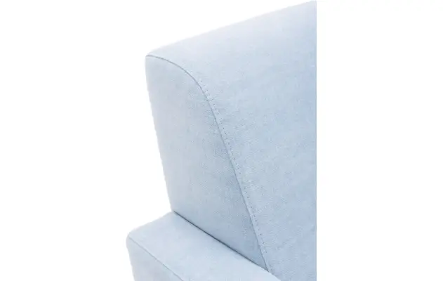 Goossens fauteuil hipp blauw stof - 8140541-05