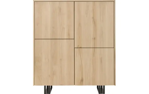 Goossens opbergkast luuk blank eiken - 8160250-01