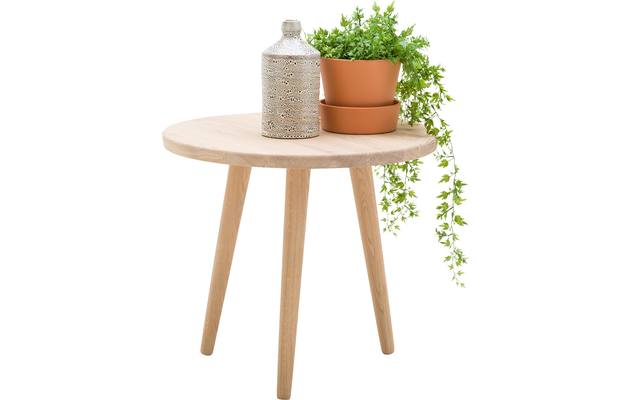 Goossens hoektafel bjarte wit eiken - 8160674-A-01