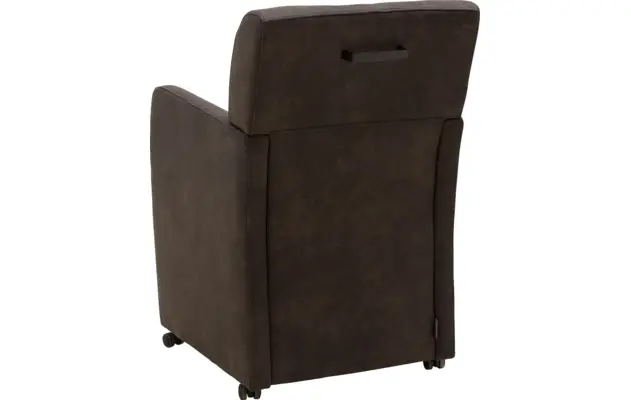 Goossens eetkamerstoel alex grijs microvezel - 8160951-031