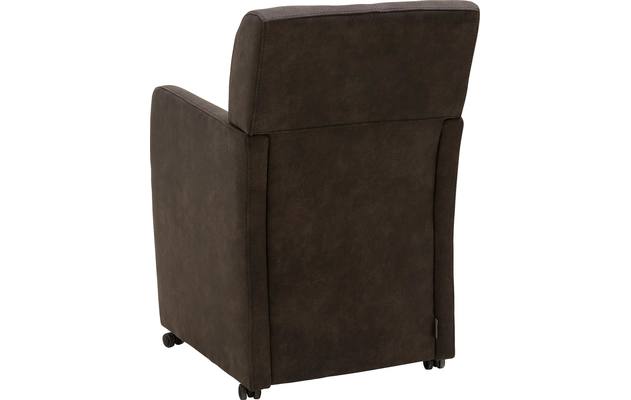 Goossens eetkamerstoel alex grijs microvezel - 8160951-032