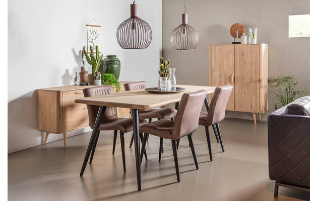 Goossens dressoir bjarte wit eiken - 8170333-01