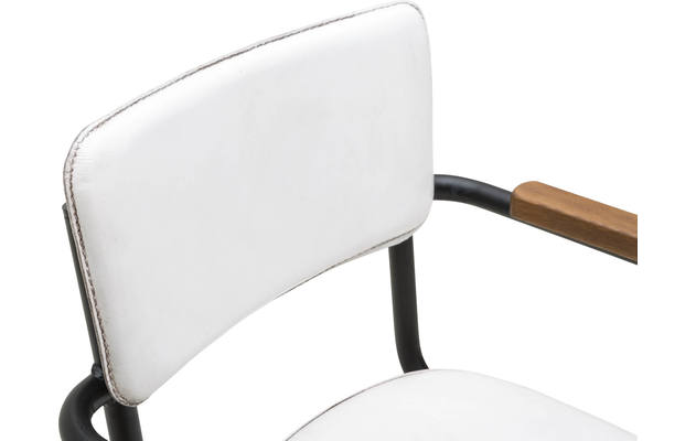 Goossens barstoel chaplin wit leer - 8170398-07