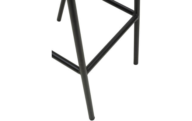 Goossens barstoel chaplin grijs leer - 8170399-04