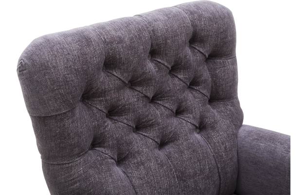 Goossens fauteuil ashton blauw stof - 8170653-06