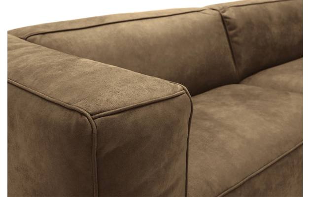 Goossens zitbank calvin groen micro leer - 8171143-626-04