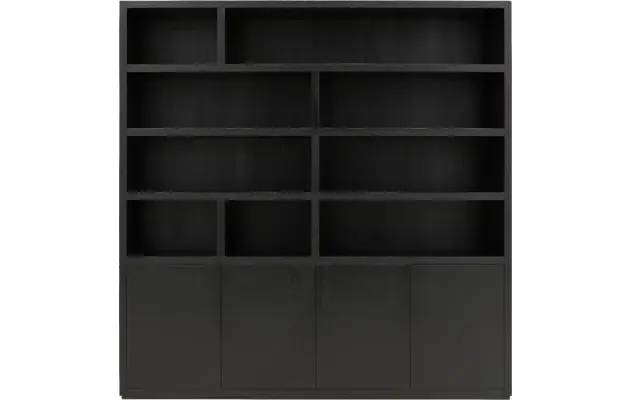 Goossens buffetkast barcelona zwart eiken - 8171447-01