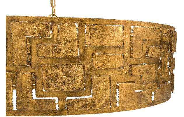 Goossens excellent hanglamp cecile brons metaal - 8171769-05