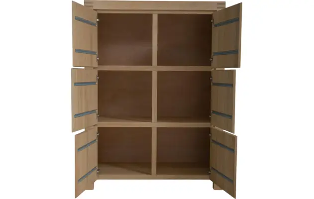 Goossens opbergkast clear blank eiken - 8180269-02