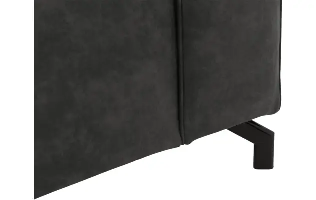 Goossens loungebank calvin grijs micro leer - 8181170-635-07-gespiegeld