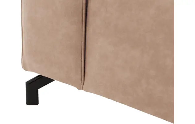 Goossens loungebank calvin beige micro leer - 8181170-637-07