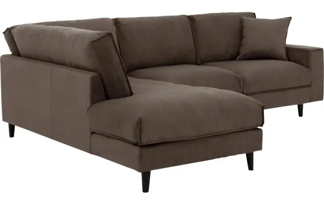 Goossens hoekbank jonas grijs stof - 8181633-1458-06-gespiegeld