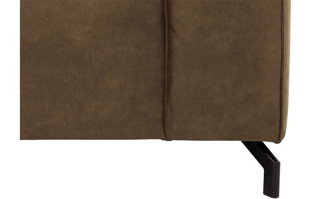 Goossens hoekbank calvin groen micro leer - 8190066-626-09