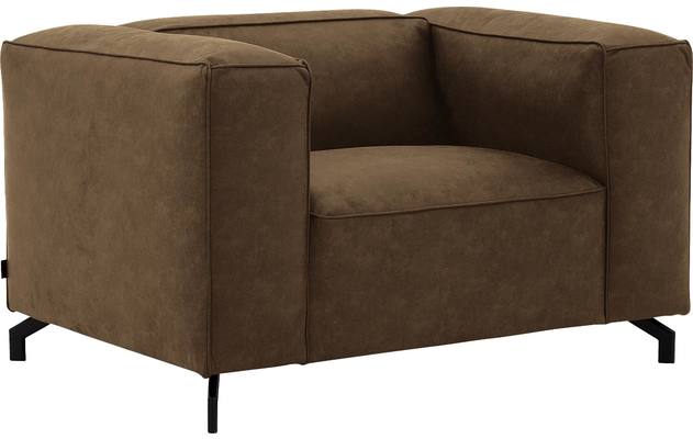 Goossens loveseat calvin groen micro leer - 8190113-626-02
