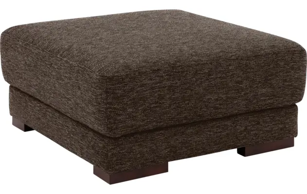 Goossens hocker nora bruin stof - 8190117-211-02