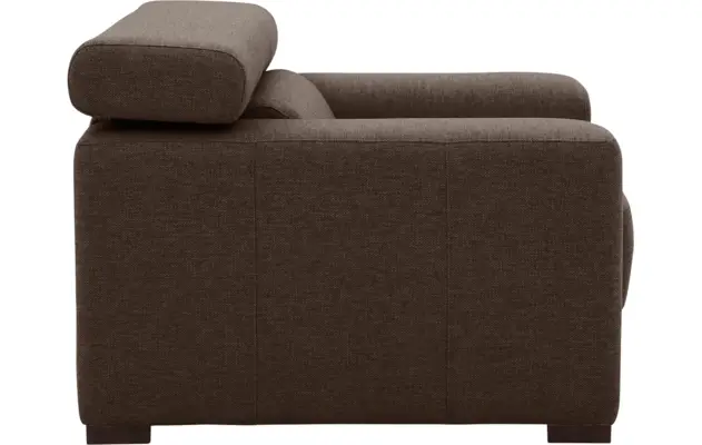 Goossens fauteuil nora bruin stof - 8190118-211-05