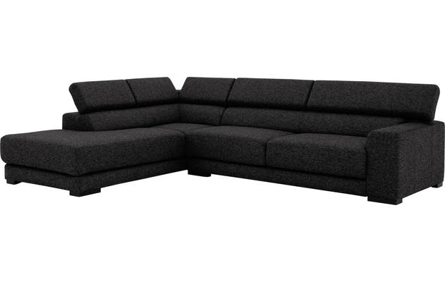Goossens hoekbank nora grijs stof - 8190123-204-03-gespiegeld