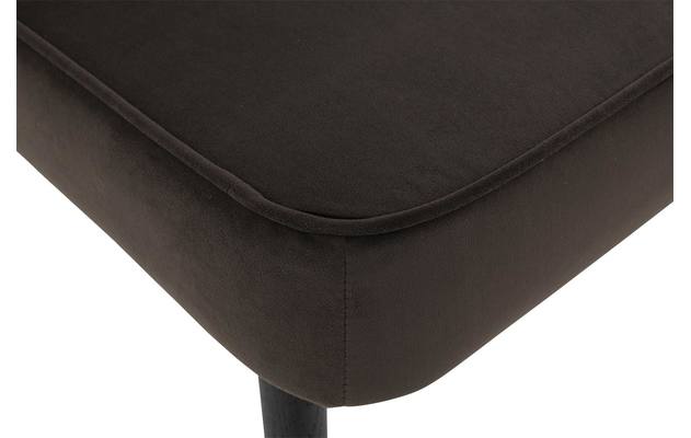 Goossens eetkamerstoel rob bruin stof - 8190139-06