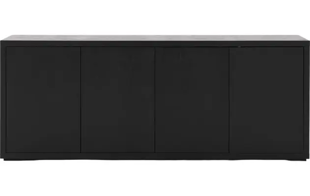 Goossens dressoir barcelona zwart eiken - 8190158-02