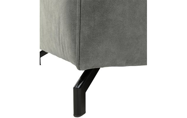Goossens zitbank calvin grijs micro leer - 8190315-636-03