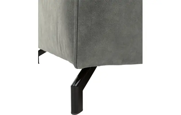 Goossens zitbank calvin grijs micro leer - 8190316-636-03