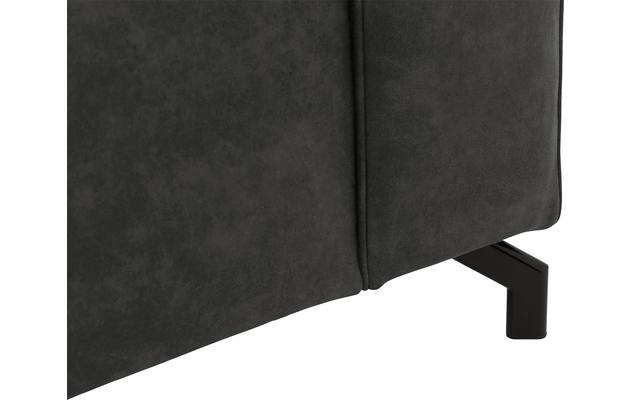 Goossens loungebank calvin grijs micro leer - 8190322-635-07-gespiegeld