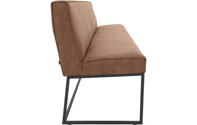 Goossens excellent eetkamerbank tom bruin micro leer - 8190385-03