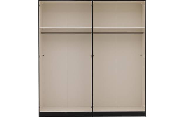 Goossens kledingkast easy storage ddk zwart hoogwaardig meubelplaat - 8190405-11