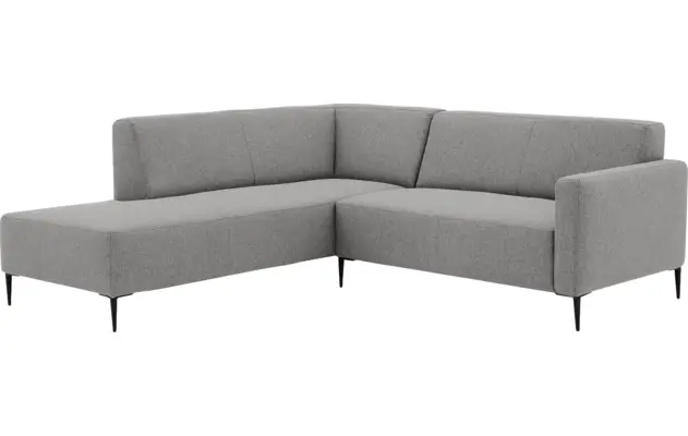 Goossens hoekbank key west grijs stof - 8190586-361-02-gespiegeld