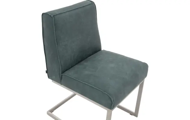 Goossens excellent eetkamerstoel tom groen leer - 8190647-04