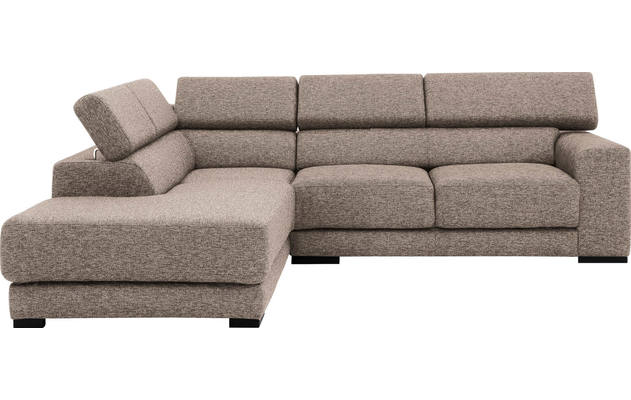 Goossens hoekbank nora beige stof - 8190707-209-02-gespiegeld