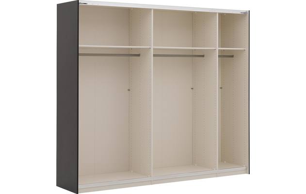 Goossens kledingkast easy storage sdk zwart hoogwaardig meubelplaat - 8190737-06