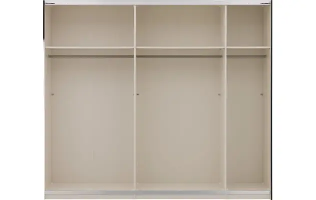 Goossens kledingkast easy storage sdk zwart hoogwaardig meubelplaat - 8190756-07