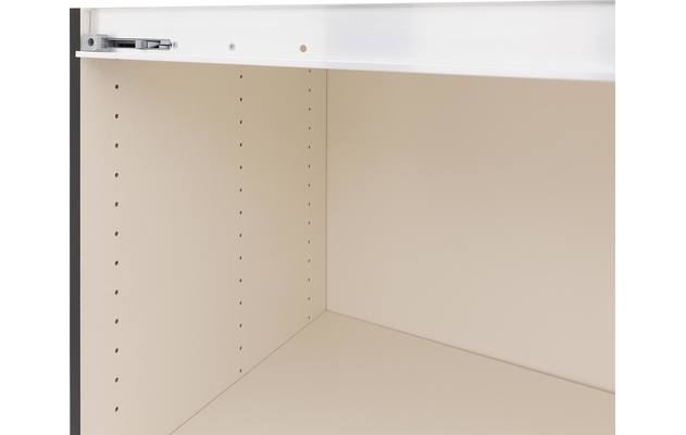 Goossens kledingkast easy storage sdk zwart hoogwaardig meubelplaat - 8190765-06