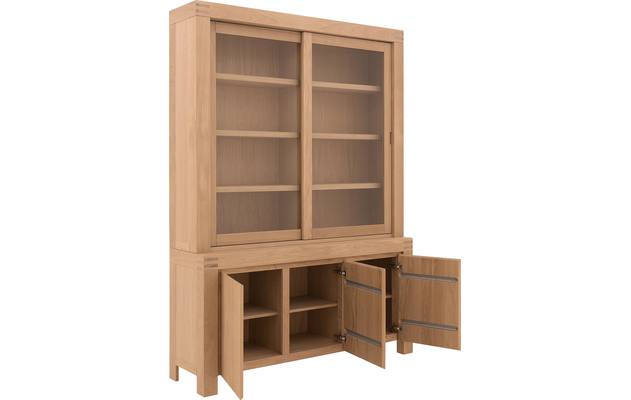 Goossens buffetkast clear blank eiken - 8191053-06