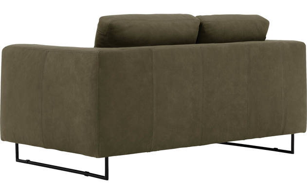 Goossens excellent zitbank jovani groen leer - 8192111-418-05