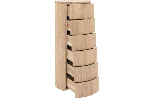 Goossens excellent ladekast denzo wit eiken - 8193292-03