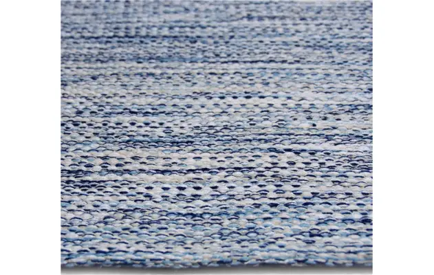 Goossens basic vloerkleed tealo blauw katoen - 8194387-04