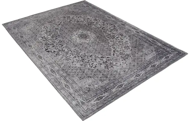 Goossens basic vloerkleed canto zwart katoen - 8194425-02