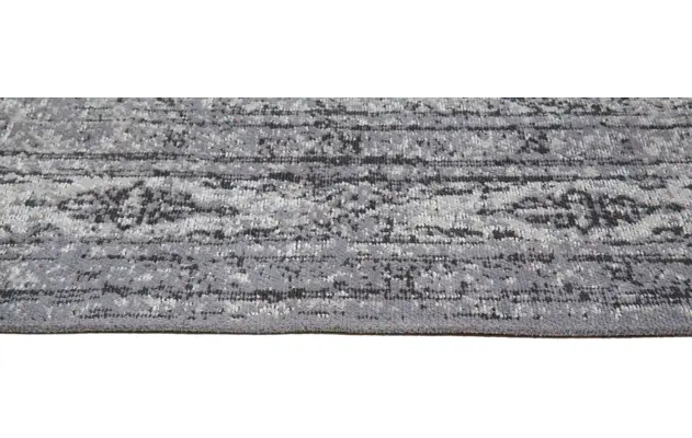 Goossens basic vloerkleed canto zwart katoen - 8194425-05
