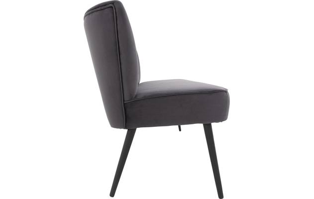 Goossens eetkamerbank rob grijs stof - 8195352-04