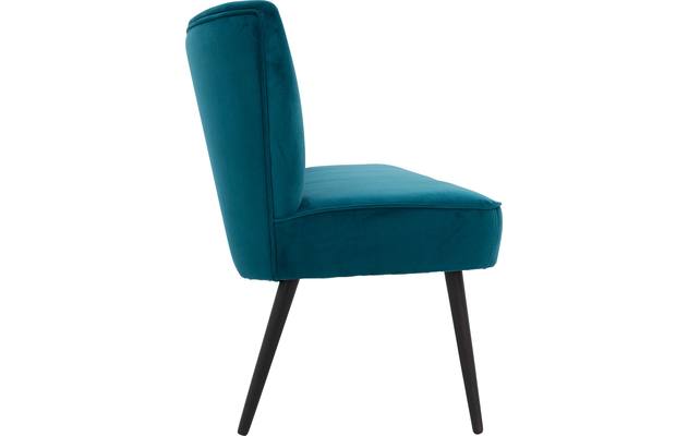 Goossens eetkamerbank rob blauw stof - 8195354-05