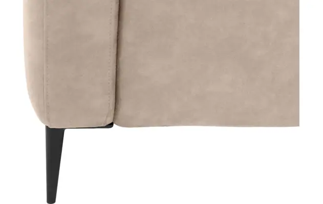 Goossens zitbank key west beige micro leer - 8195956-403-06