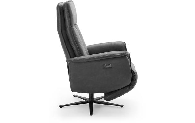 Goossens relaxstoel odyssey grijs micro leer - 8196279-10