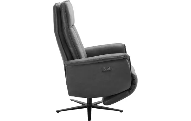 Goossens relaxstoel odyssey grijs micro leer - 8196279-10