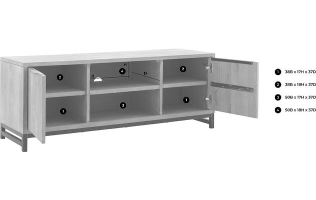 Goossens tv meubel max grijs eiken - 8196342-goossens-max-tv-meubel-eiken-blank-50