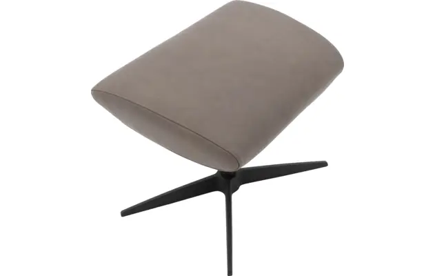 Goossens hocker avec grijs leer - 8200441-03
