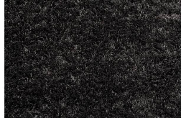 Goossens basic vloerkleed liseen zwart polyester - 8201372-04